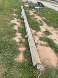 TEMPORARY ELECTRICAL SITE POLE 20 FT WITH PLUGS AND BREAKERS