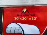 NEW GOLD MOUNTAIN 20X30X12 FT DOME ROOF FRAME