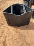 NEW STALL CORNER FEEDERS... PLASTIC WITH HAY / FEED SEPARATION...