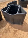 NEW STALL CORNER FEEDERS PLASTIC WITH HAY / FEED SEPARATION