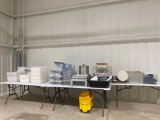 MISCELLANEOUS TUBS, PANS, AND PLASTIC WARE...
