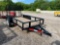 5' X 10' NEW UTILITY TRAILER WITH FOLD DOWN RAMP SELLS WITH TITLE