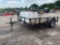 BUMPER PULL UTILITY TRAILER 10'L X 7'W HAS A 200 GALLON FUEL TANK WITH NEW ELECTRIC PUMP TANK SIZE,