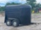 TWO HORSE BUMPER PULL TRAILER ENCLOSED FOR A TOOL TRAILER BACK RAMP, 2 AXLE TIRES 50% BILL OF SALE