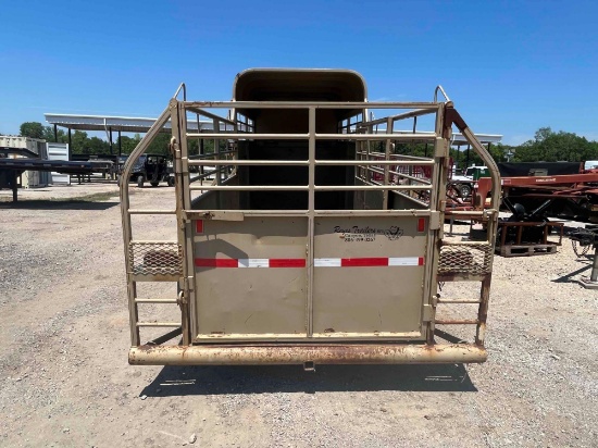 REYES 16' X 5' HALF TOP TRAILER BILL OF SALE ONLY