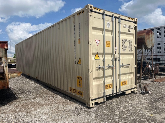 40' HIGH CUBE CONTAINER 9'6" TALL DOORS ON BOTH ENDS UNUSED