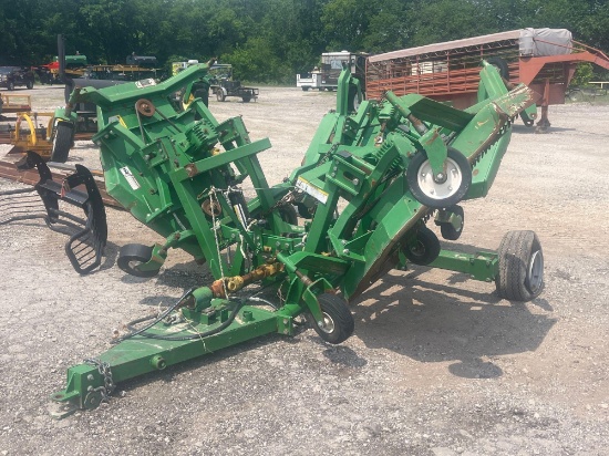 MOW*R FRONTIER DRAG PIPE FINISHING MOWER 15'W WITH HYDRAULIC FOLDING WINGS AND REAR MOWER PICKS UP