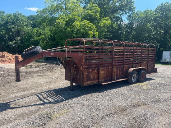 20'L X 5'W STOCK TRAILER BILL OF SALE ONLY