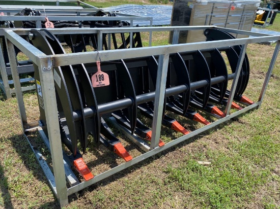 SKID STEER HEAVY GRASS GRAPPLE... UNUSED