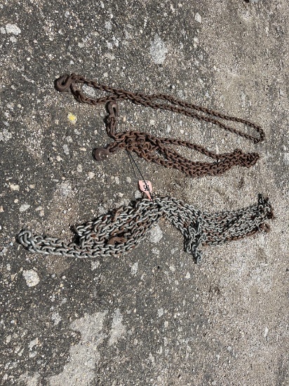 3 CHAINS... MISC SIZES HOOKS ON BOTH ENDS