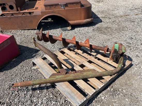 AUGER WITH A 9" BIT...