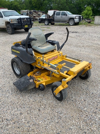 HUSTLER RIDING LAWN MOWER KAWASAKI 23.0 MOTOR FASTRAK SUPER DUTY 1,062 HOURS RUNS AND MOWS AS IT
