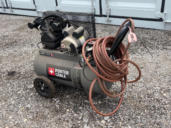 PORTER CABLE AIR COMPRESSOR... 20 GALLON 1.6 HP 135 MAX PSI
