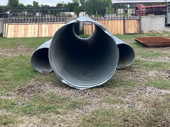 3 TIN CULVERTS (2) 2'W X 20'L TIN CULVERTS (1) 4'W X 20'L TIN CULVERT ...