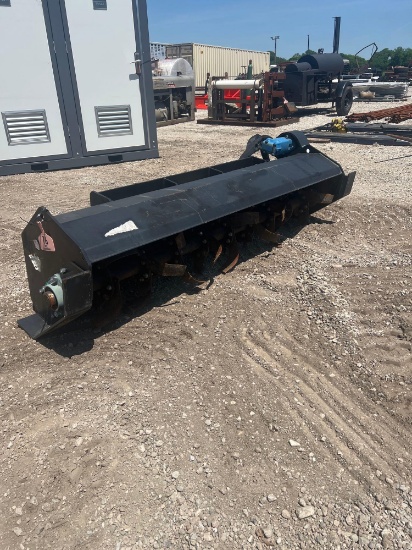 6' SKID STEER TILLER ONLY USED A SMALL AMOUNT