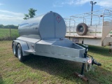 DE-AX FUEL TRAILER 800 GALLON FUEL TRAILER WITH ELECTRIC PUMP 15 IN TIRES,...5 LUG AXLES SELLS WITH 