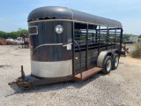 WW 5X16 BUMPER PULL TRAILER SELLS WITH BILL OF SALE ONLY