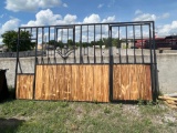 12' X 12; HORSE STALL 3 SOLID SIDES AND ONE SIDE WITH GATE AND CORNER FEEDER NEW ...