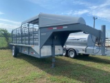 16' X 5' - 2007 Bannens Stock Trailer New paint, lights & tires 14 ply, Good floor. Bill of Sale