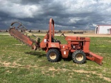 1998 3700...DITCH WITCH TRENCHER 475 HOURS 4 WAY BLADE ON FRONT REAR AUGER BAR 8 FT CLEAN LOW HOURS