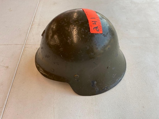 VINTAGE ARMY HELMET WITH STRAP
