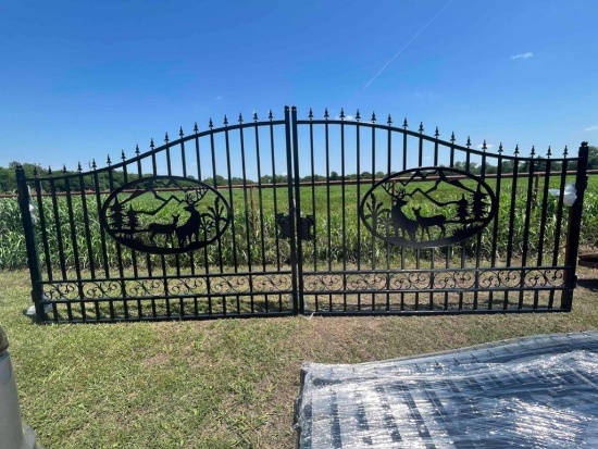 20 FT BIPARTING ROD IRON GATES BRAND NEW