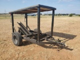 WELDING TRAILER WITH BOTTLE RACKS NEW TIRES AND LIGHTS NEW PAINT AND HITCH SELLS WITH BILL OF SALE