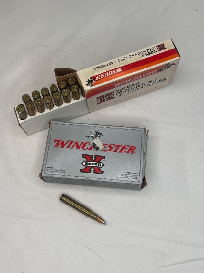 Make: Winchester Ammunition Caliber: 30-06 SILVERTIP 1 BOX 150 GRAIN 1 BOX 165 GRAIN 20 CARTDRIGES