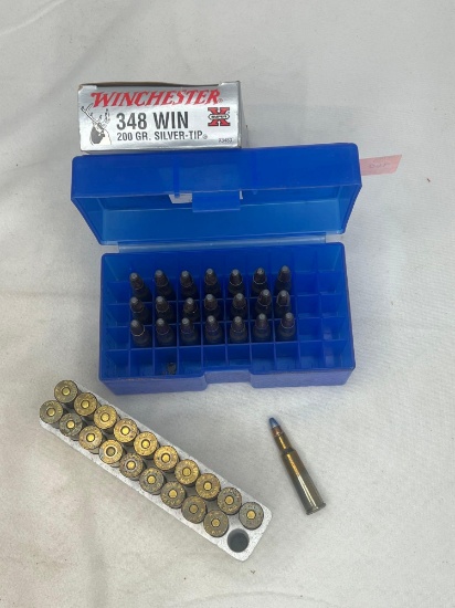 WINCHESTER 348 WIN 200 GR SILVER-TIP 1 BOX... 348 WIN 200 GFP HORNADY 55.06 WIN 760 21 COUNT