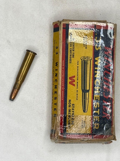 Make: Winchester Caliber: .33 200 grain soft point 20 cartridges