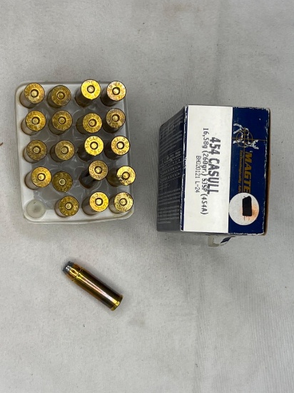 Make: Magtech Ammunition Caliber: 454 CASULL 260 GRAIN
