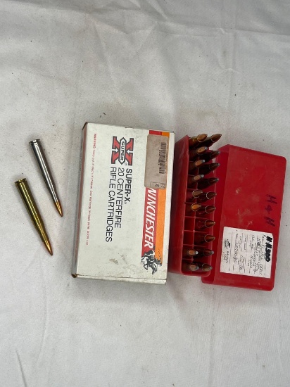 Make: Winchester Ammunition Caliber: 300 H&H MAGNUM I BOX 180 GRAIN SILVERTIP 1 BOX RELOADS