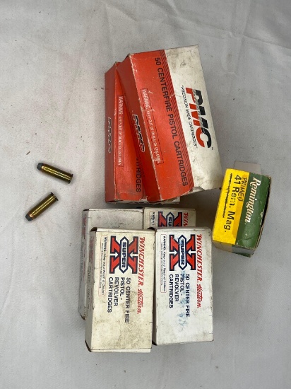 Make: Winchester Ammunition Caliber: 41 REM MAG ...4 BOXES210 GRAIN HOLLOW POINT 2 BOXES 210 GRAIN 1