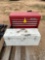 CRAFTSMAN 3-DRAWER TOOL BOX AND WHITE TOOLBOX