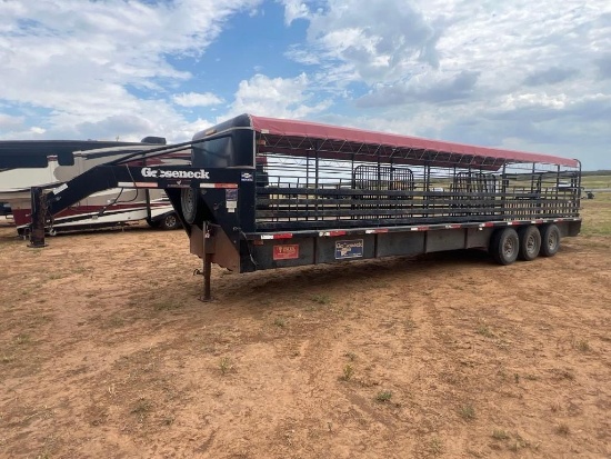 32 X 6.8 BLACK WITH RED TOP STOCK TRAILER