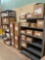 PLUMBING SUPPLIES AND SHELVES