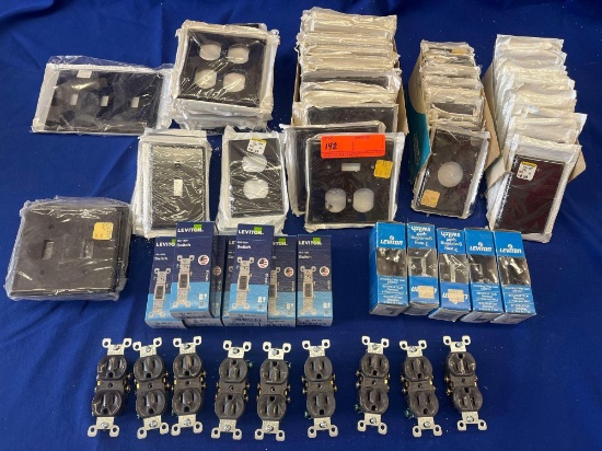 BROWN SWITCHES, PLUGS, AND COVERS
