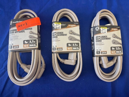 APPLIANCE REPLACEMENT CORDS