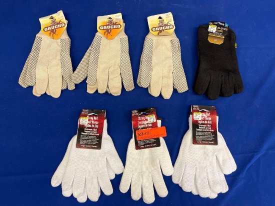 COTTON GLOVES SIZE LARGE