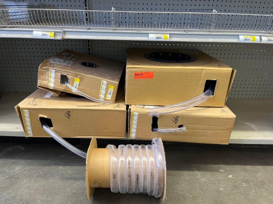 PARTIAL ROLLS OF CLEAR HOSE