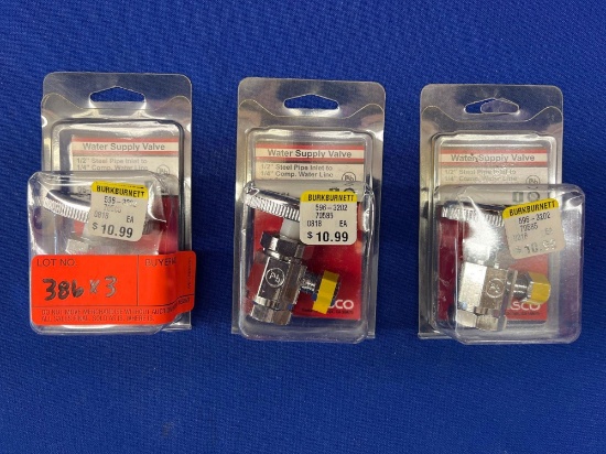 WATER SUPPLY VALVES
