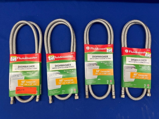 DISHWASHER HOSE STAINLESS BRAIDED