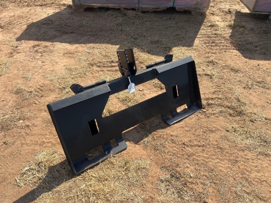 3 Point Quick Tach WOLVERINE PT-16-01C Unused 2024 3 Point Quick Tach Adapt Universal Skid Steer