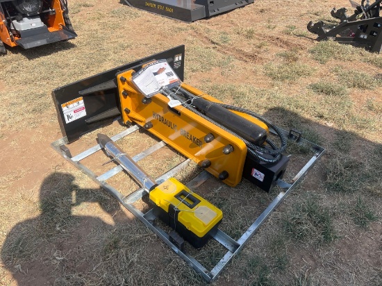 Concrete Breaker WOLVERINE CB-11-750F Unused 2024 Skid Steer Concrete Breaker Attachment Impact
