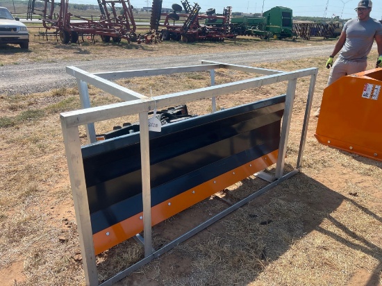 Skid Steer Dozer Blade WOLVERINE DB-15-84W Unused 2024 Skid Steer Dozer Blade Overall Height 27.9in