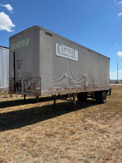 1977 FRUEHAUF VAN TRAILER