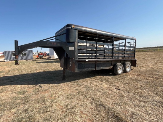 1992 S&H 16 X 6 GOOSENECK TRAILER