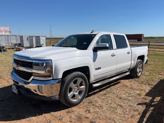 2017 Chevrolet Silverado Pickup Truck, VIN # 3GCPCREC2HG127952