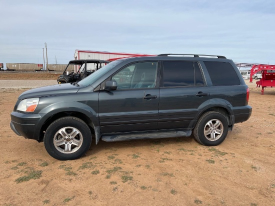 2003 Honda Pilot Multipurpose Vehicle (MPV), VIN # 2HKYF18553H599377