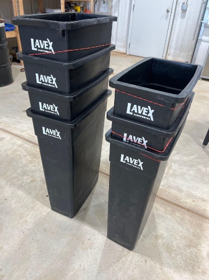 LAVEX JANITORIAL TRASH CANS